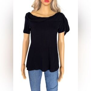 Prada | Black Short Sleeve Top | Size M